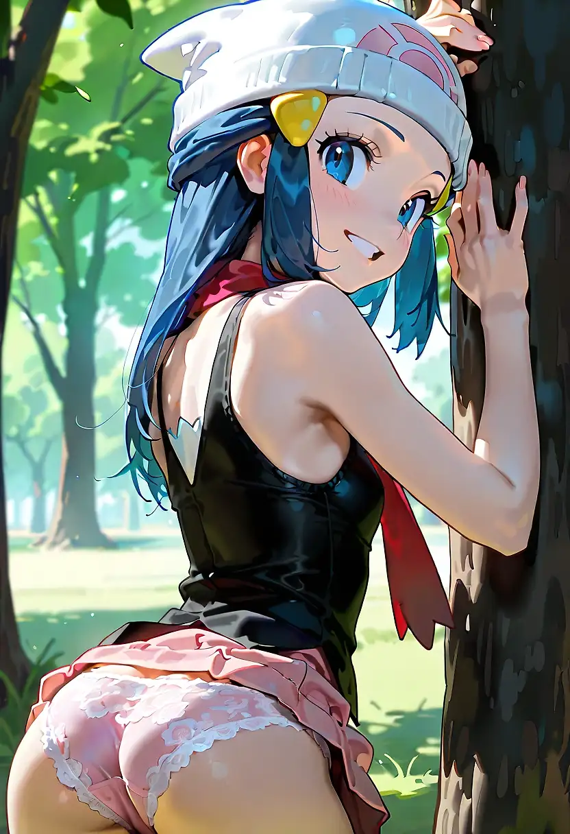 AI art "Dawn's sex in the park"