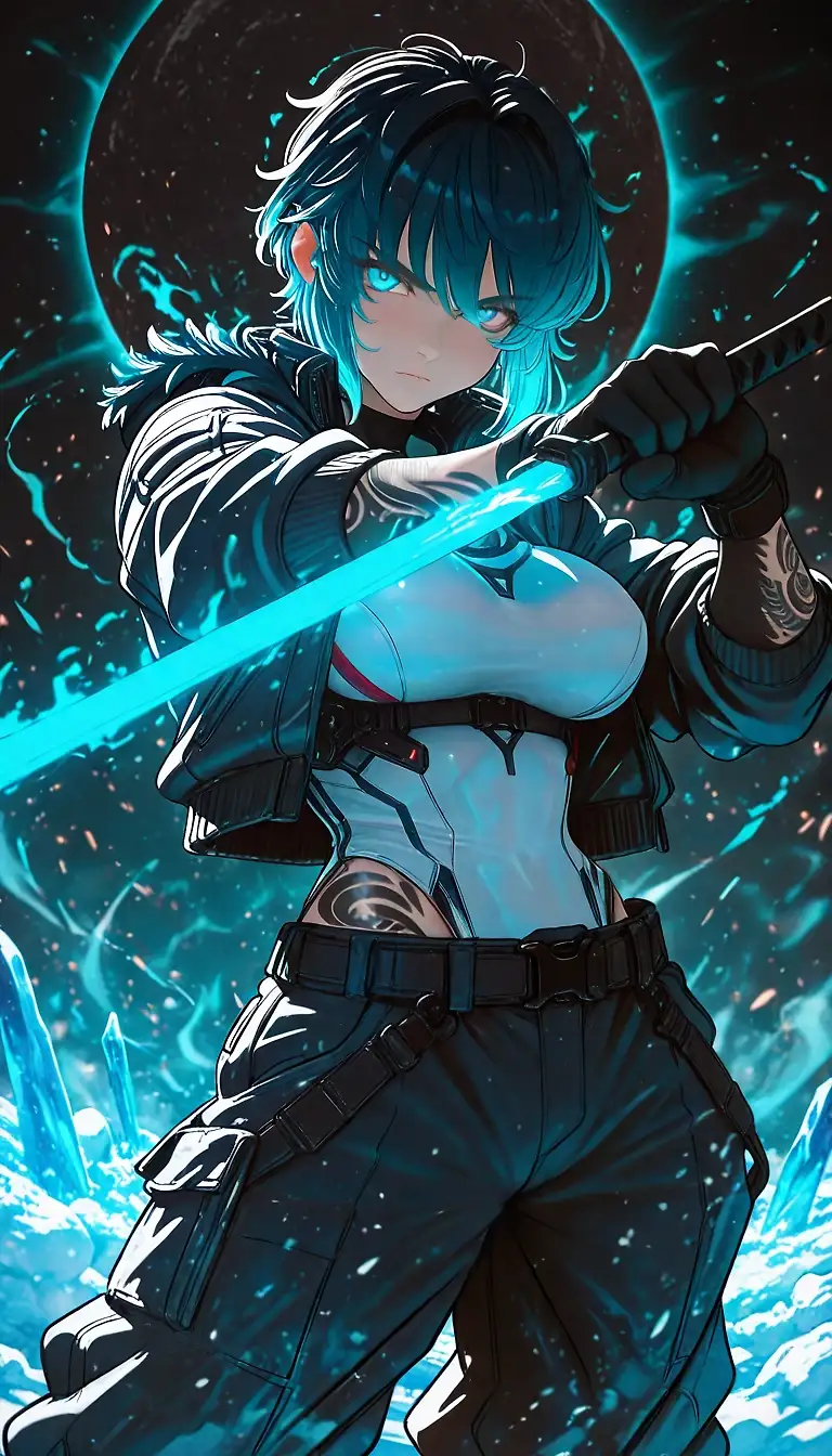 AI art 'OC: Battle Mage'