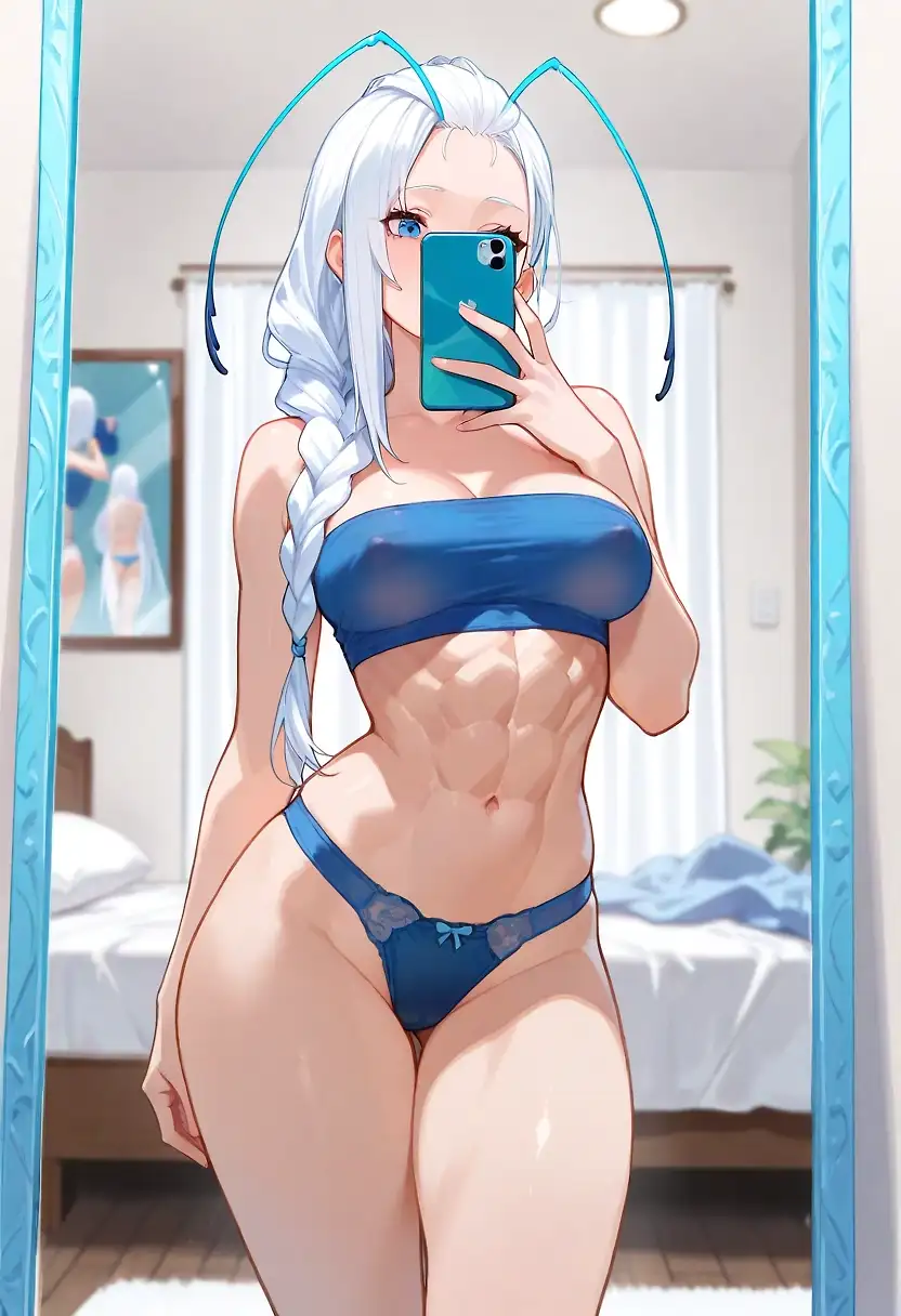 AI art "Bianca leaked selfies"