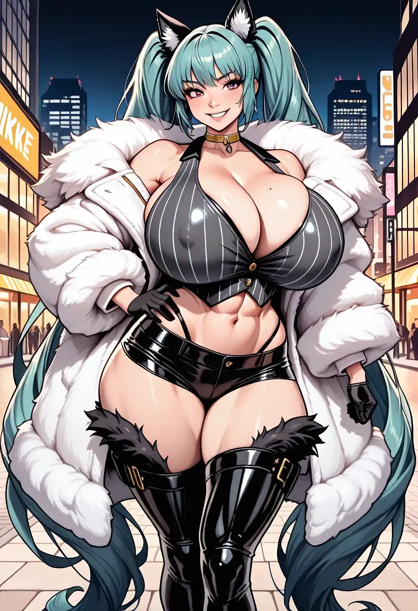 AI art "Privaty In Rosanna's Outfit!"