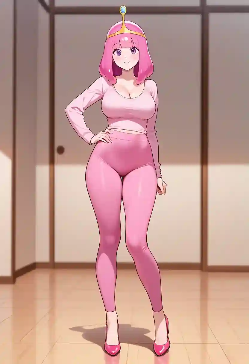 AI art 'princess bonnibel bubblegum' with user description 'Bonnibel can only be sweet to Finn and Marceline.'