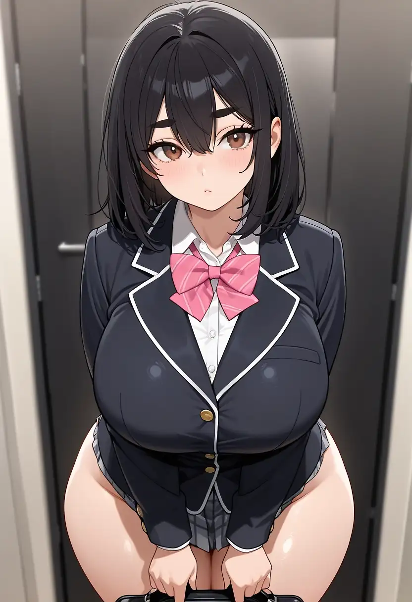 AI art 'she waiting after her boyfriends'