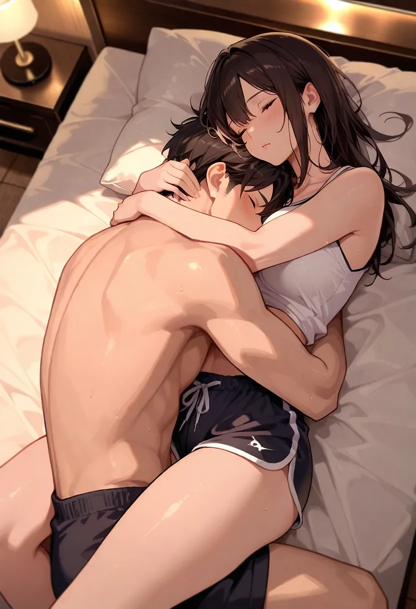 Cuddling time.