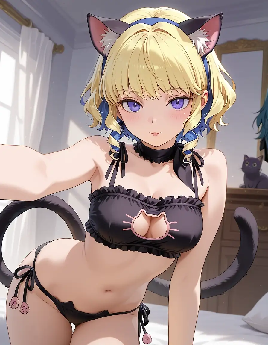 AI art "FE3H neko"