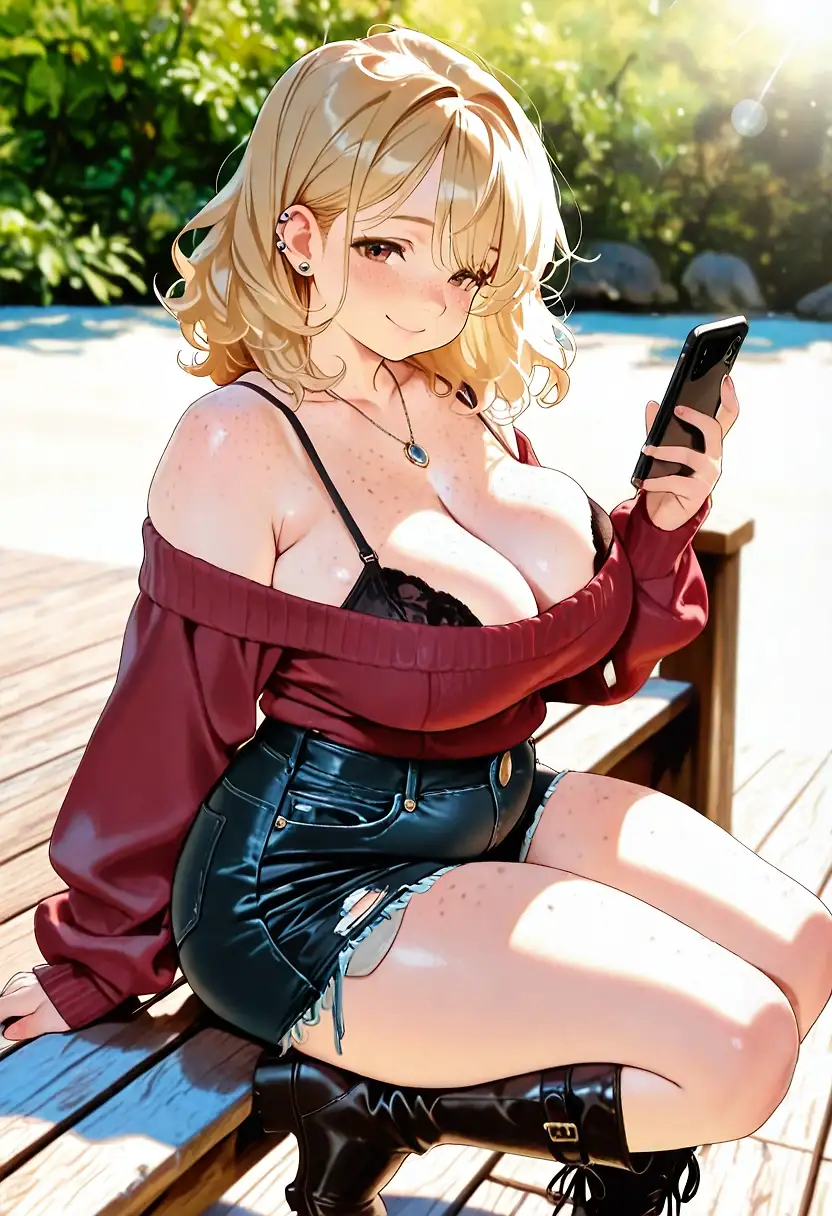 AI art 'Beauty in Red'