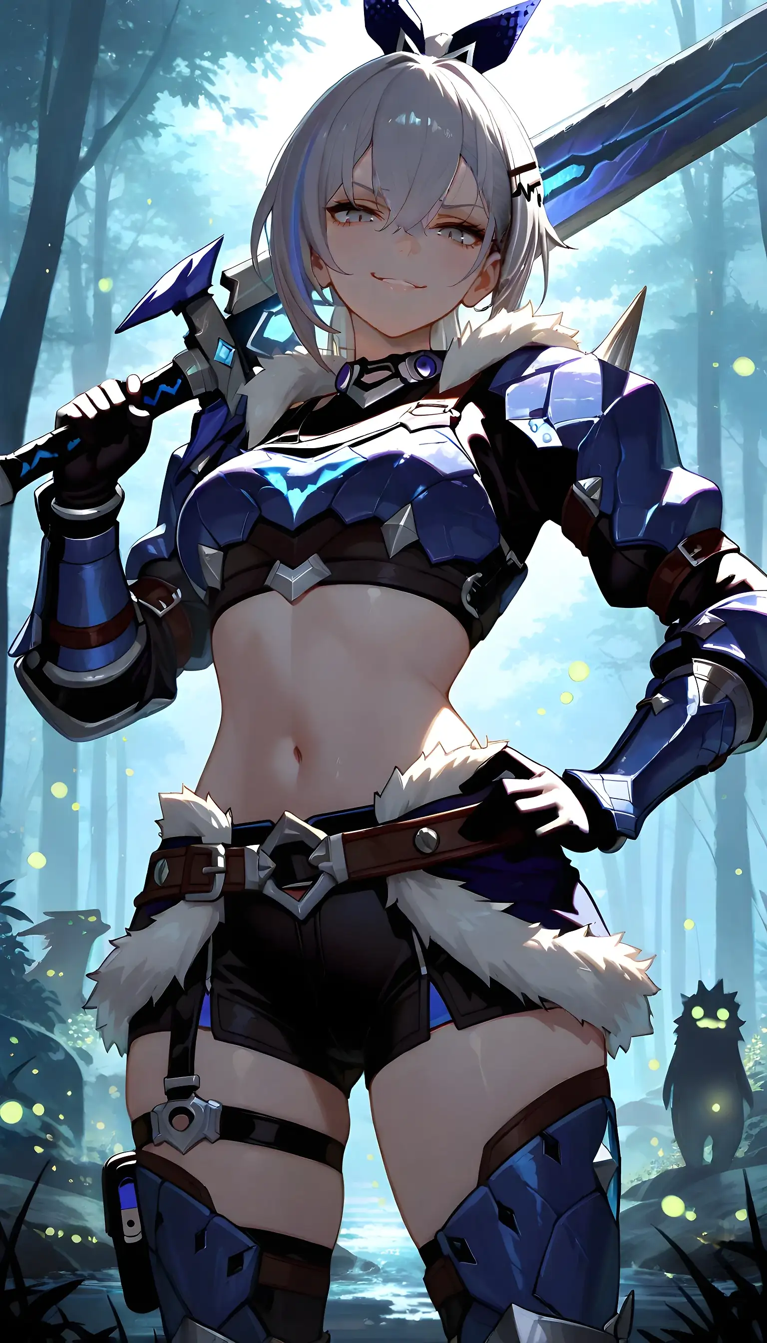 AI art 'Monster Hunter [Silver Wolf]'