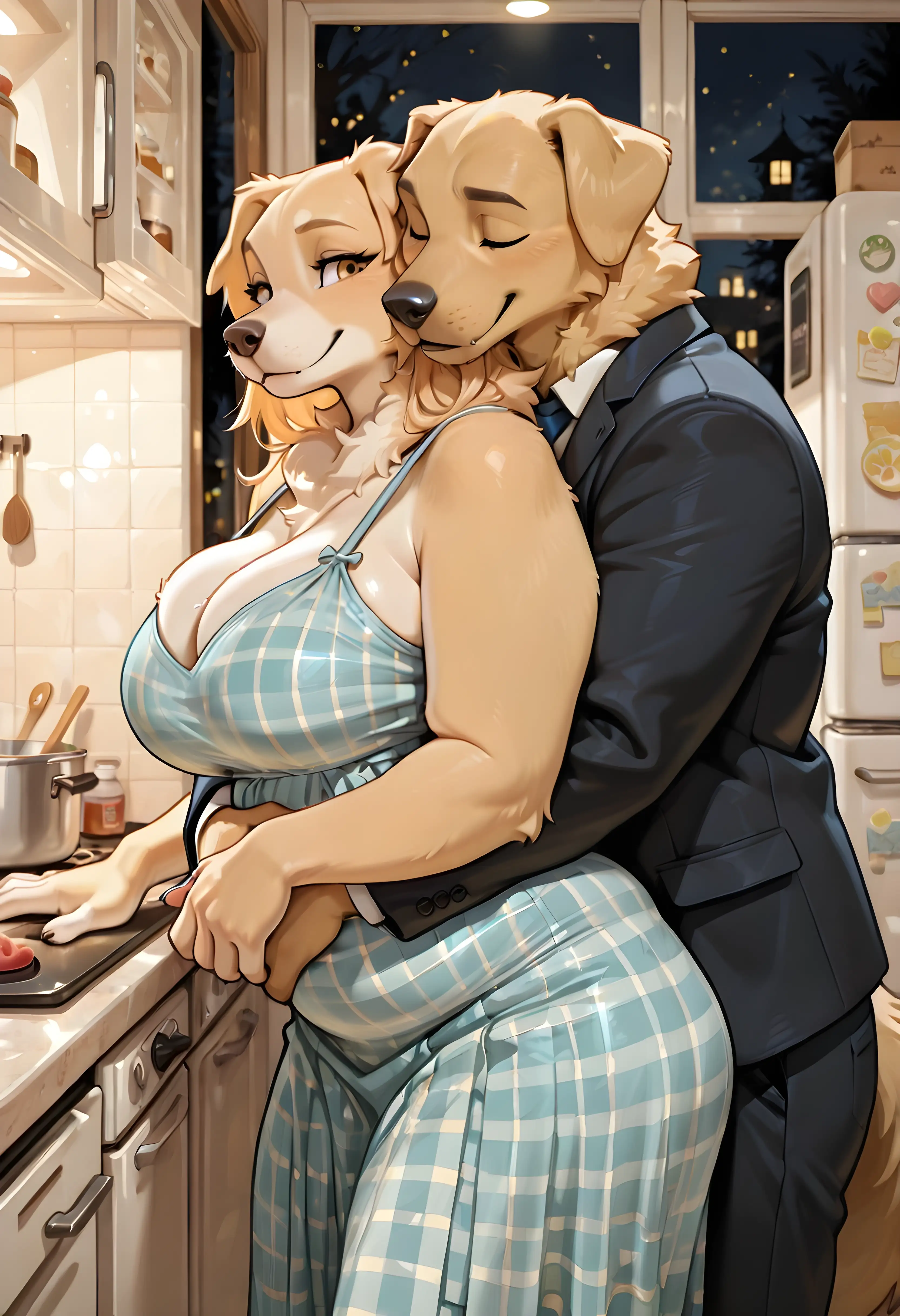 AI art "Naughty Wife (Story)"
