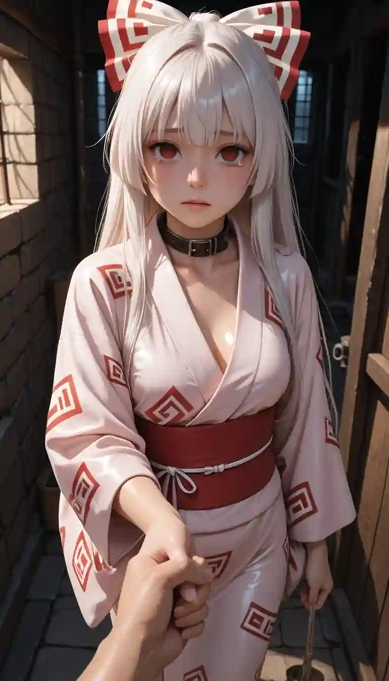 AI art "Fujiwara No Mokou 01"