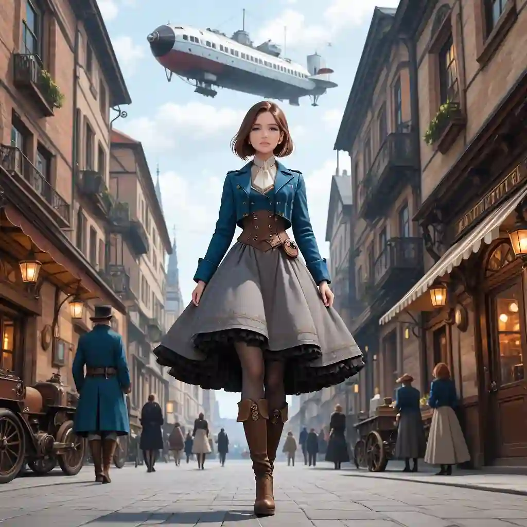 AI art "Steampunk Susan 1"