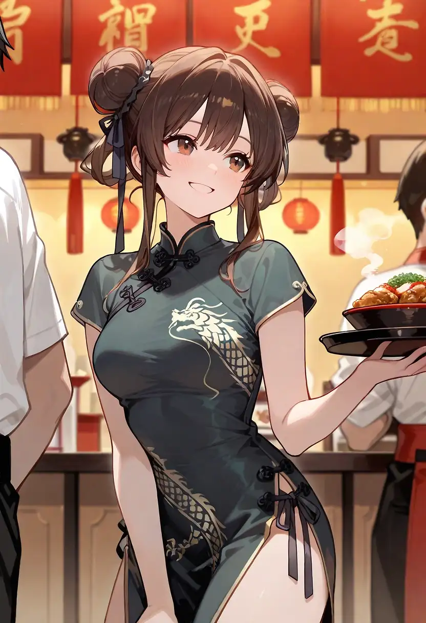 AI art "“A little Chinese girl (Part 3)”"