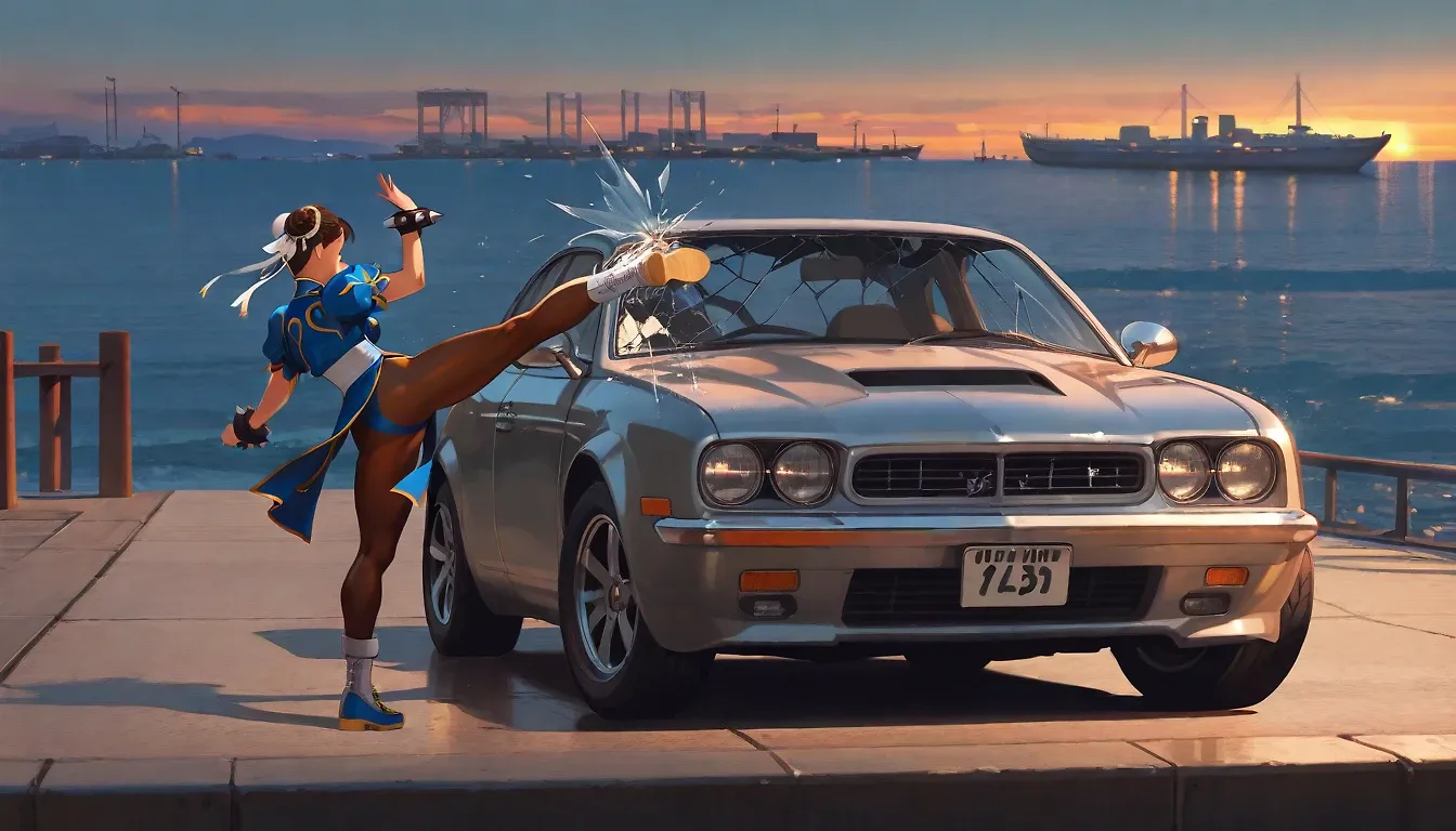 Real story behind street fighter bonus stage with Chun-Li