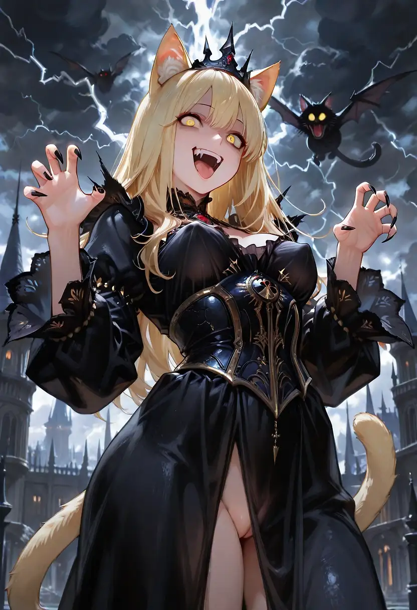 AI art "Vampuur, no way to escape !"