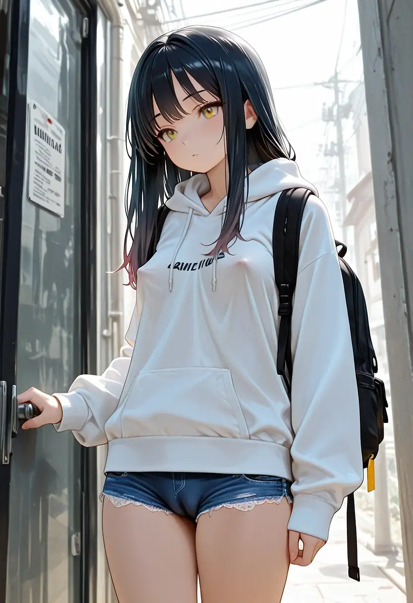 AI art 'Mieruko chan'