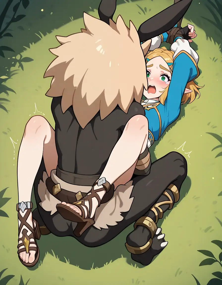 AI art 'Hilichurls gone girl hunting again, why do all the girls ending up liking it'