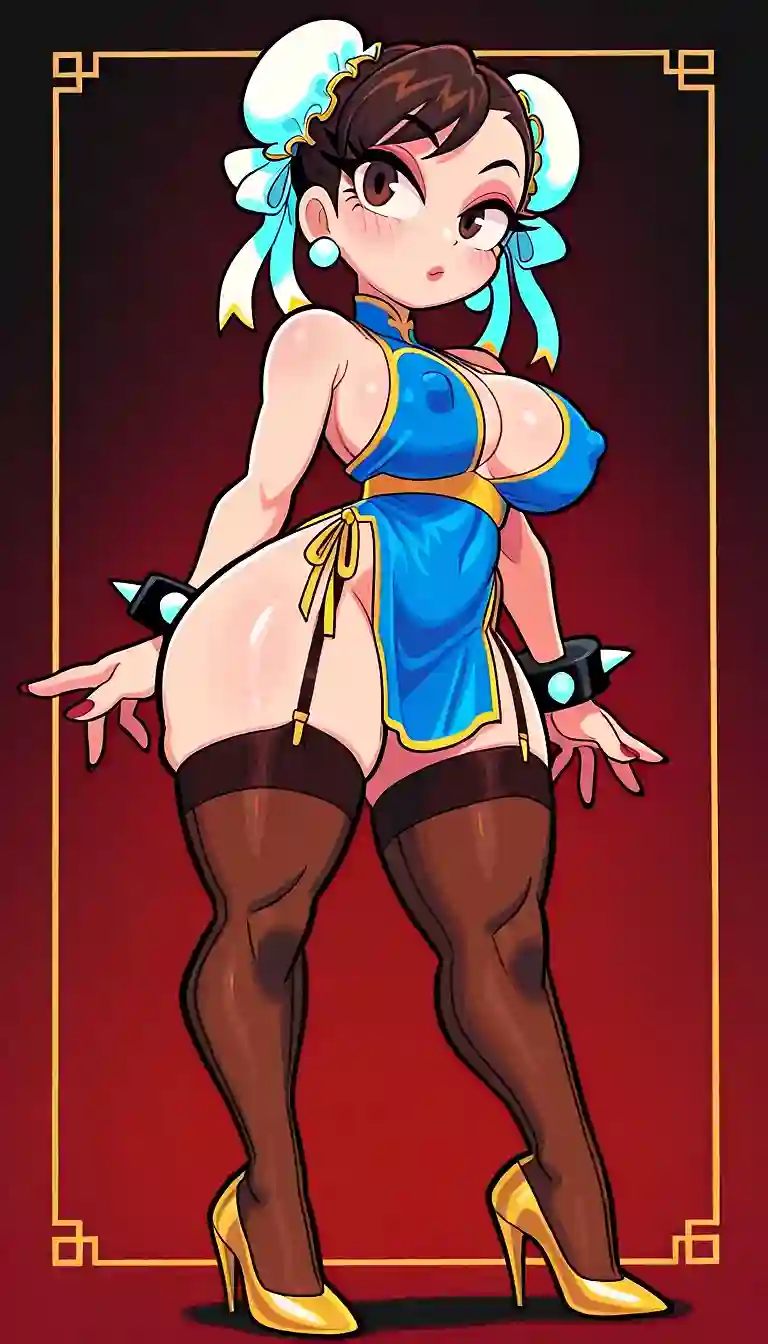 AI art 'Chun-Li in lingerie'