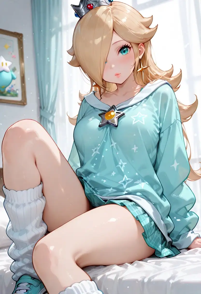AI art "Rosalina having fun"