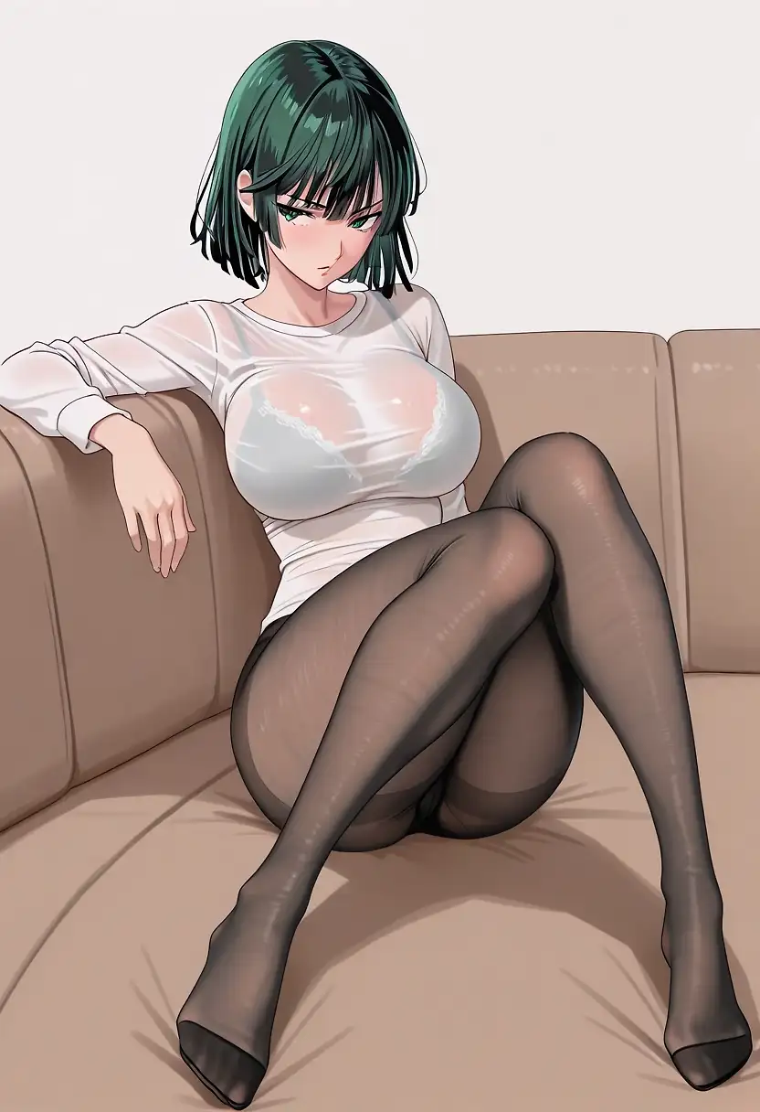 AI art "fubuki on sofa"