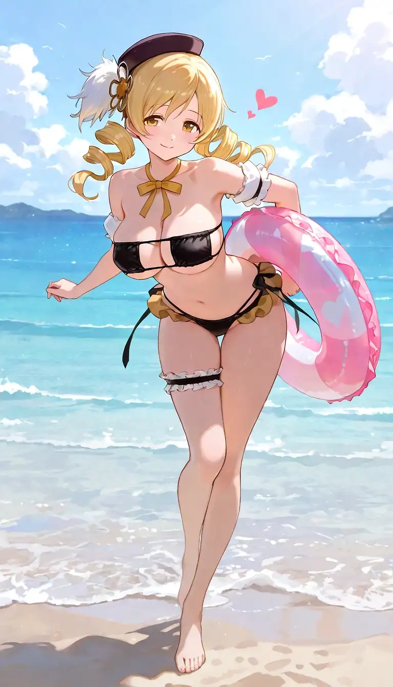 AI art 'eyepatch bikini. mami'