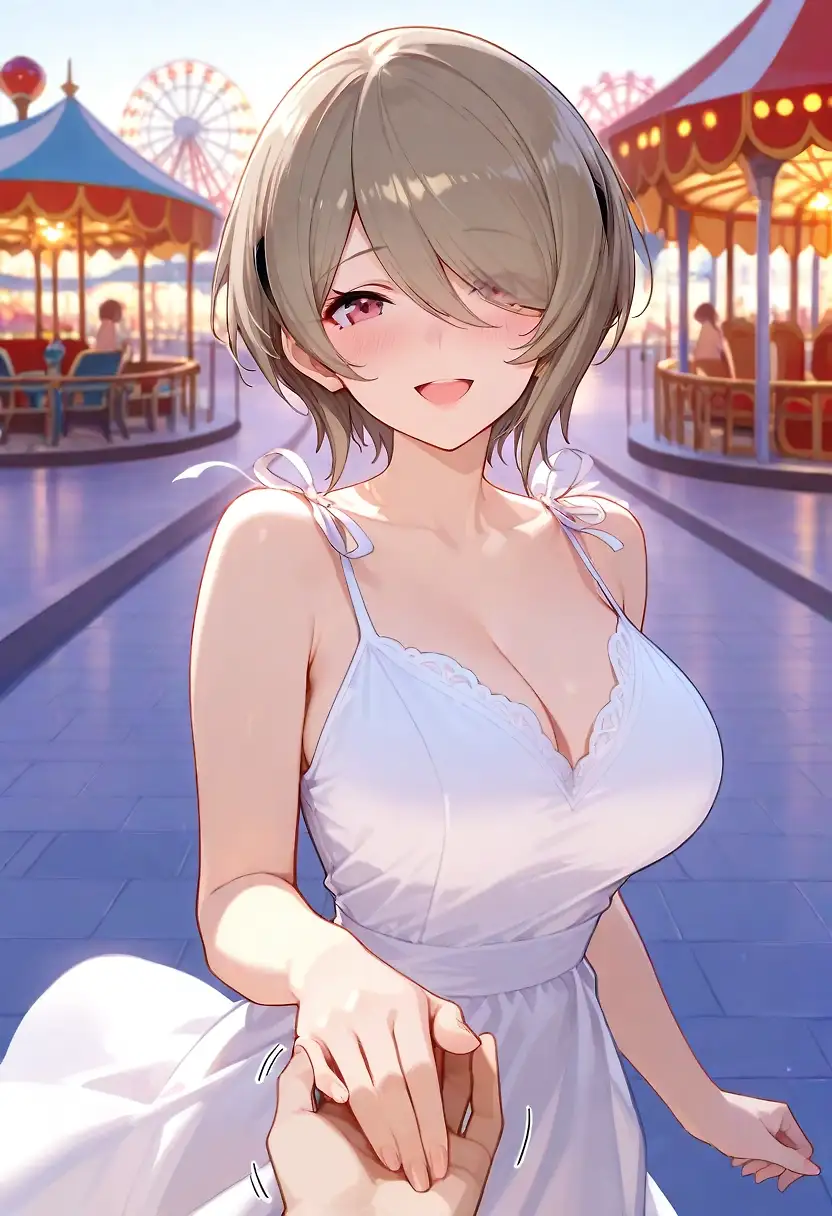 AI art 'Amusement park date with Rita'