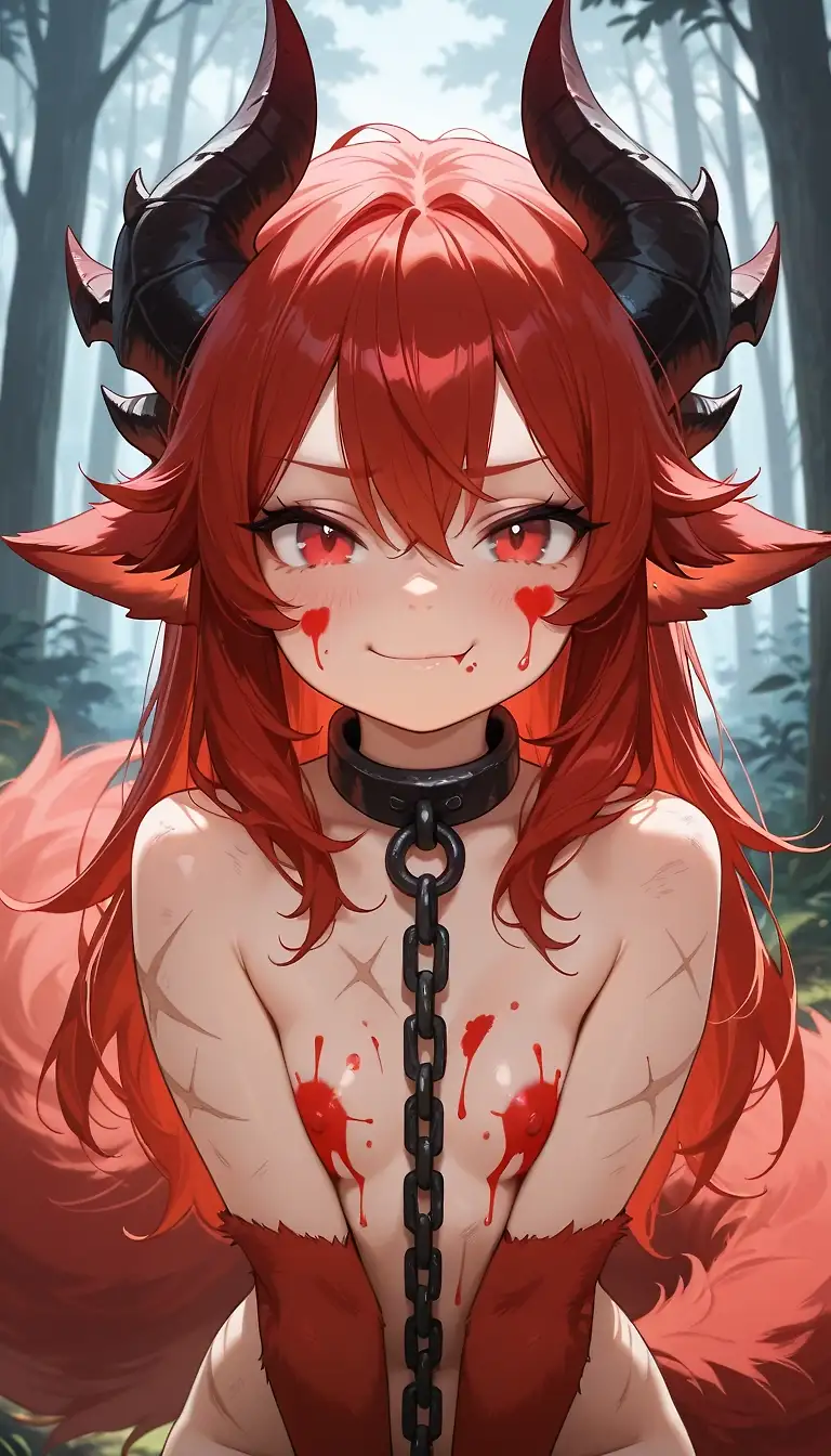 AI art 'Ember of the woods' with user description 'Be careful with that one'
