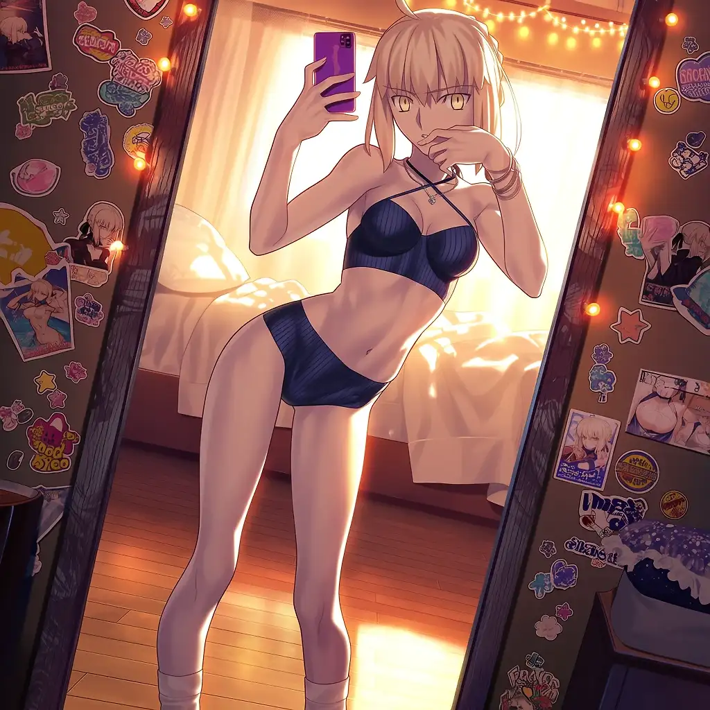 AI art 'Salter x Her Mirror'