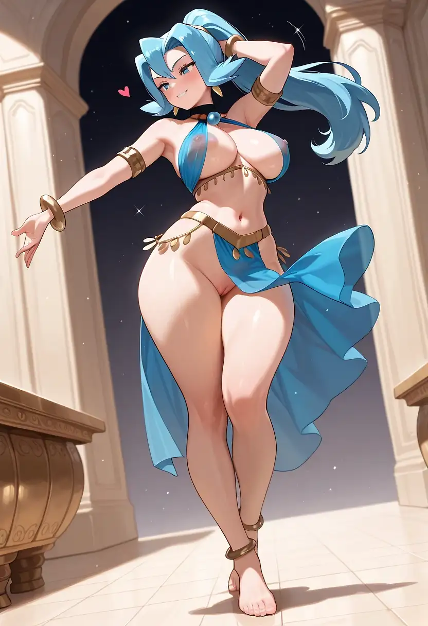 AI art "Belly Dancer Clair"