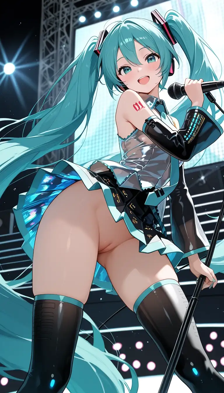 AI art "Hot idol"