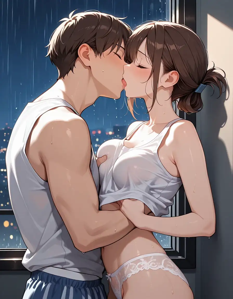 AI art "Rainy nights"