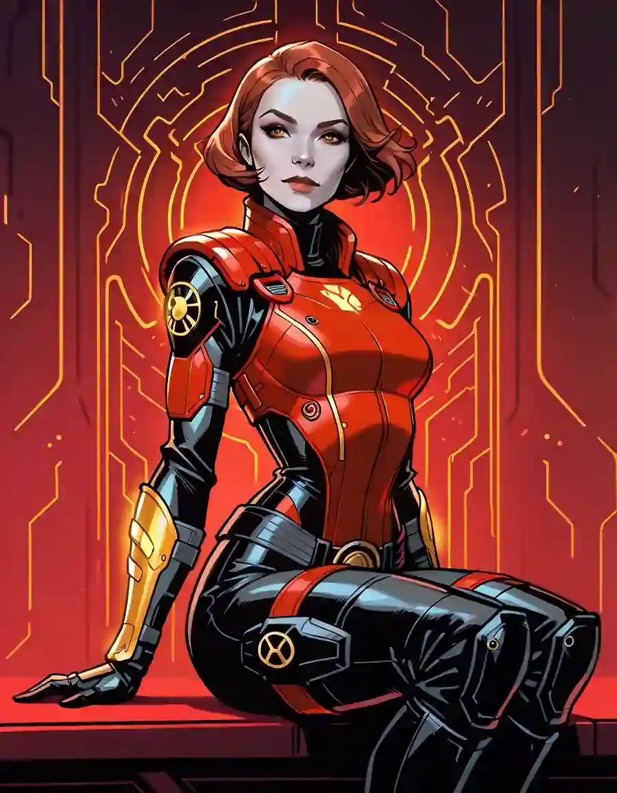 AI art "Nevaria: Guardian of Judgement 2"