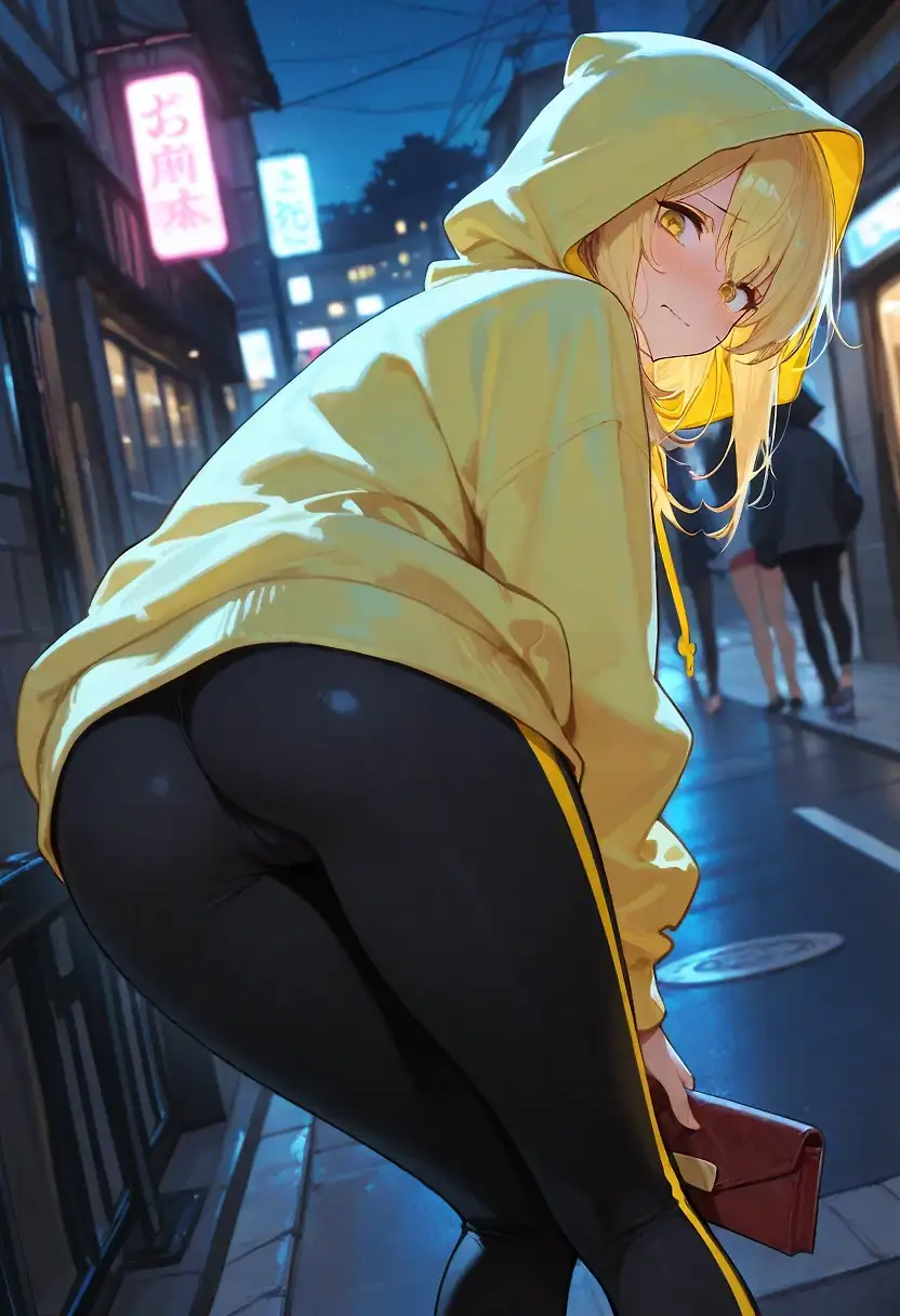 AI art 'Education (Ep. 1): The Need to be Seen' with user description 'On her walk home, Edith was once nervous of the passerbys. Over time, the nerves dispersed. That comfort was the seed for the desires that would soon grow in her heart. Seeing the eyes wandering her body, the men groping her in their perverse minds, brought a certain joy to her. Before she noticed, this desire sprouted into a need. The need to be seen conquered her, corrupting her whole being. This was Edith's truest self and she knew it. She relished the gazes. Her body is a temple to be viewed and she desired nothing more in life.'