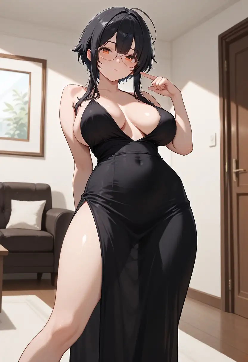 AI art 'Cocktail dress'