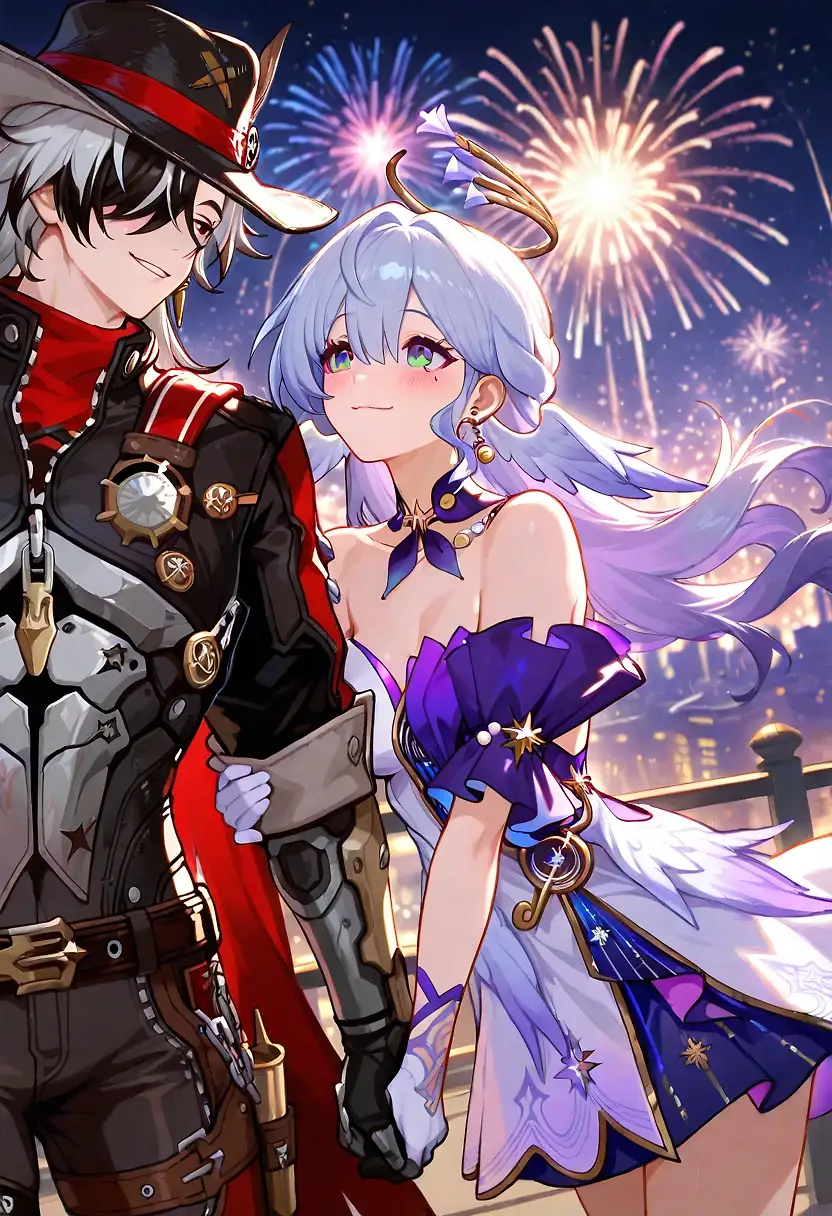 AI art "Robin and Boothill's Date (SFW)"