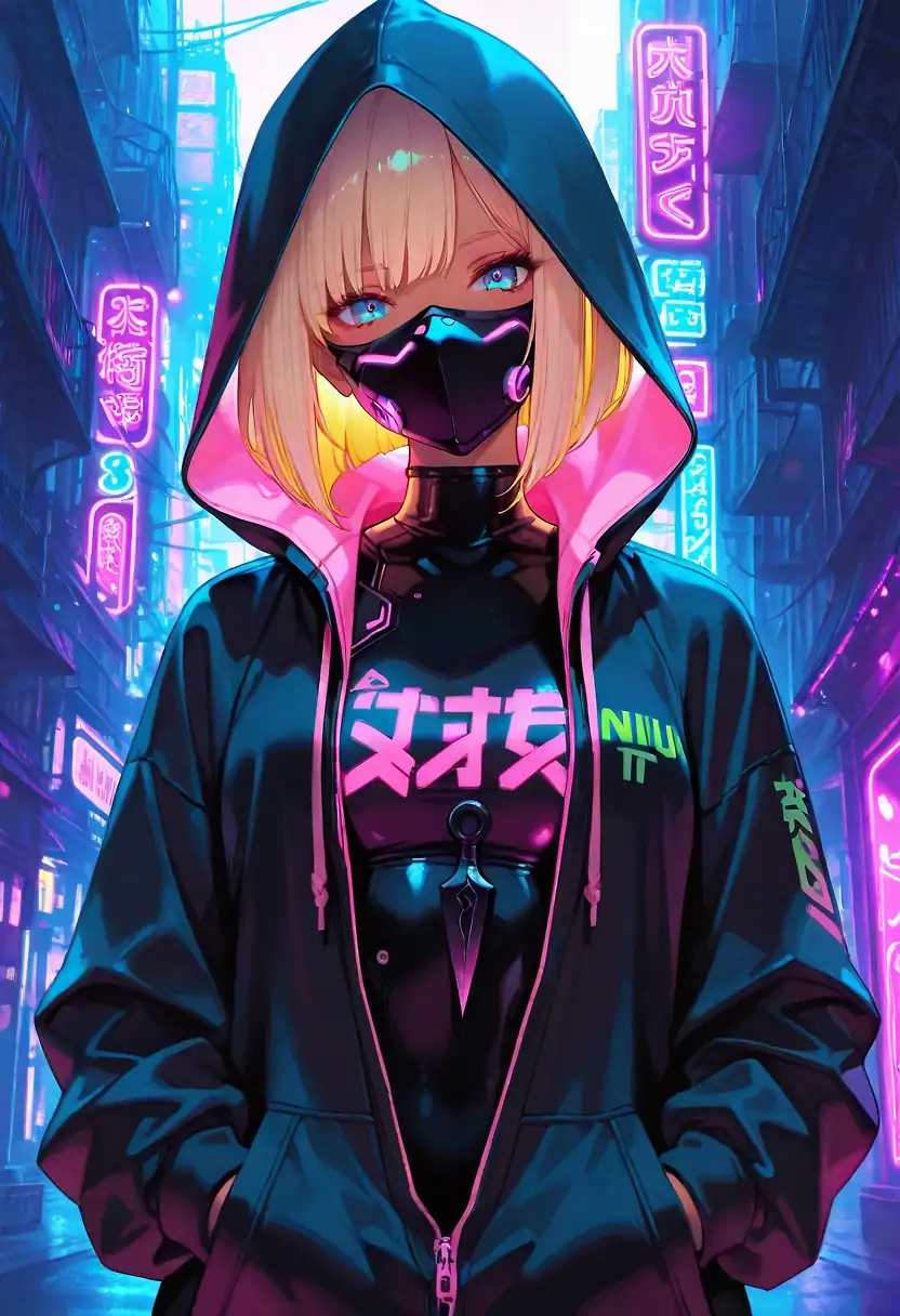 AI art "Futuristic assassin"