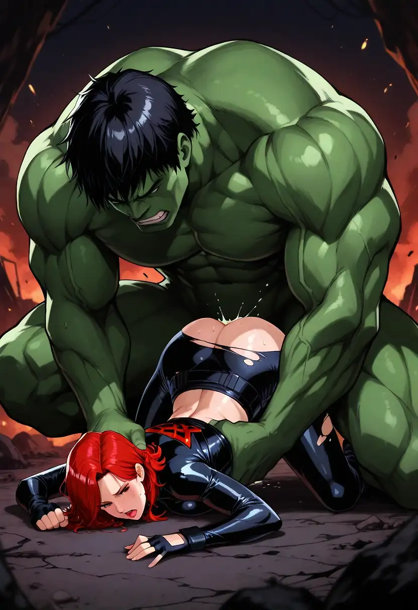 AI art "HULK SMASH!"