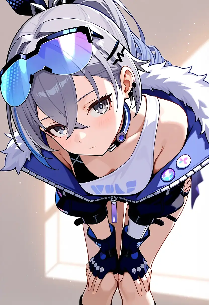 AI art 'Silver Wolf'