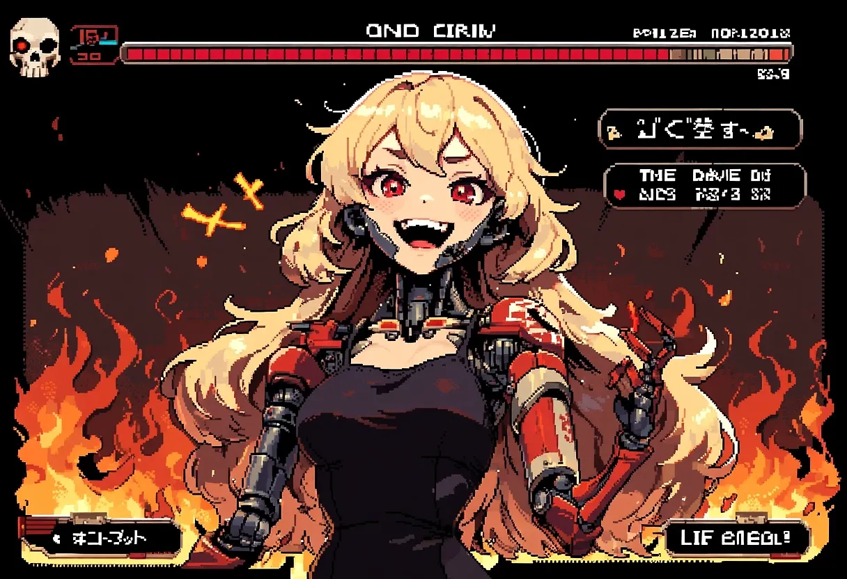 🦾 Amber's final stage (Mega Tokyo 2032 AD)