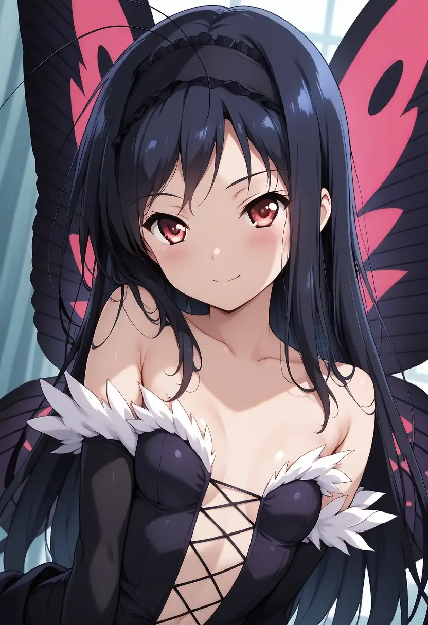 AI art "Kuroyukihime"