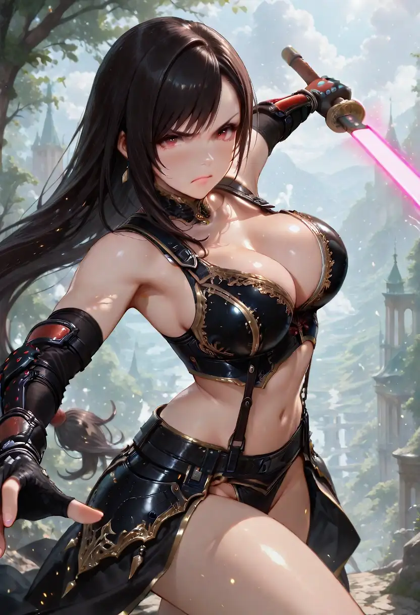 AI art "Fantasist Tifa"
