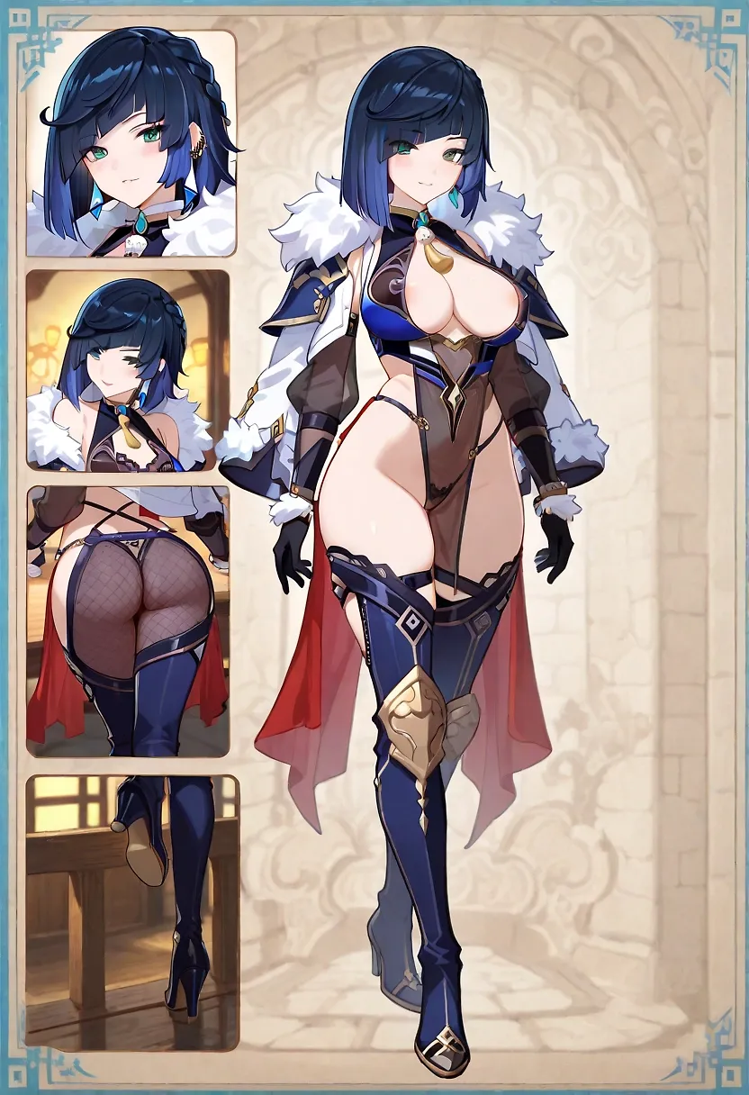 Alternate costume for yelan-