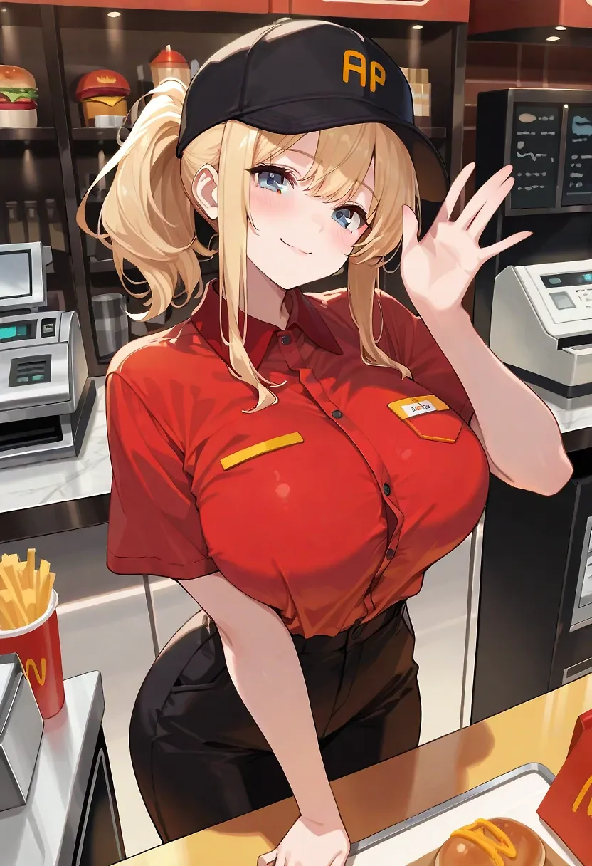 XXL Double-Titty Burger, 100% Natural w/ Special Sauce. ORDER NOW!