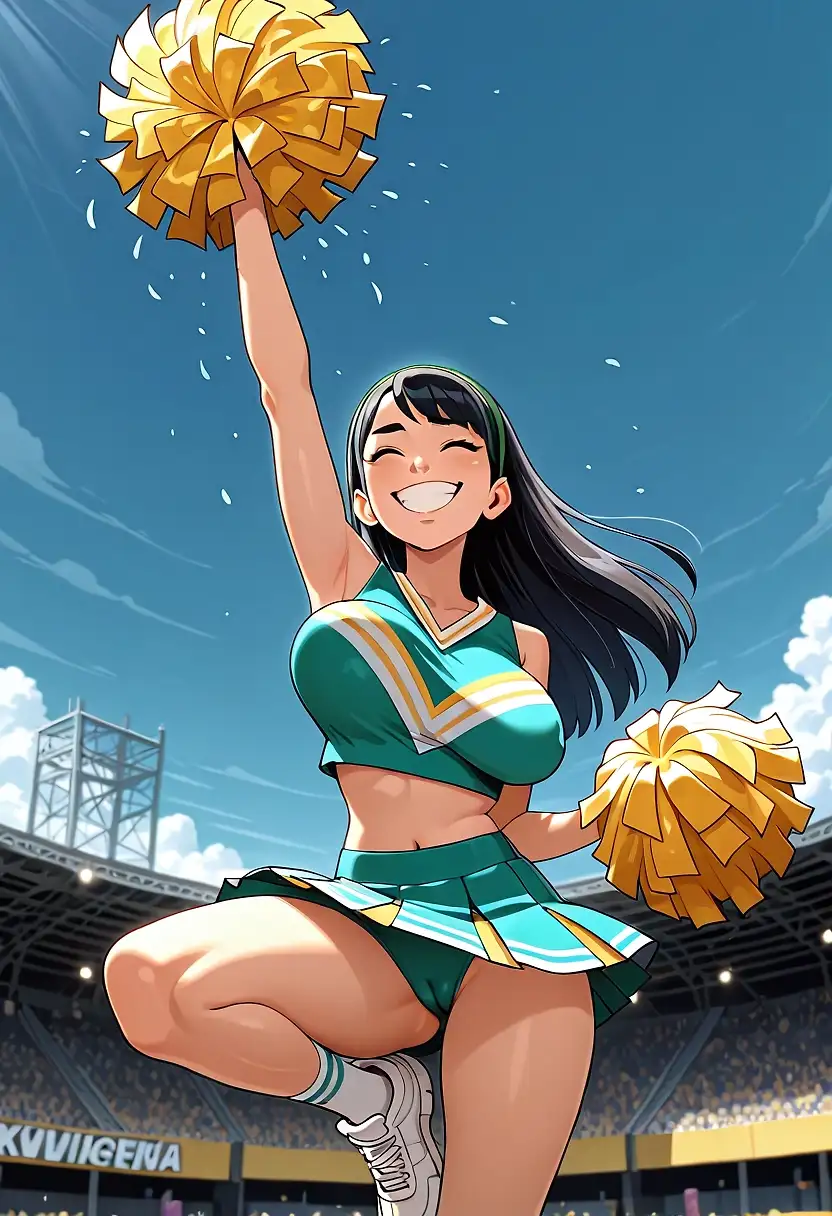 AI art 'Cheering The Team'