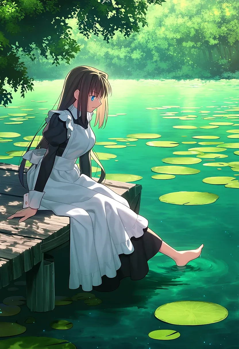 AI art "Aozaki Aoko"