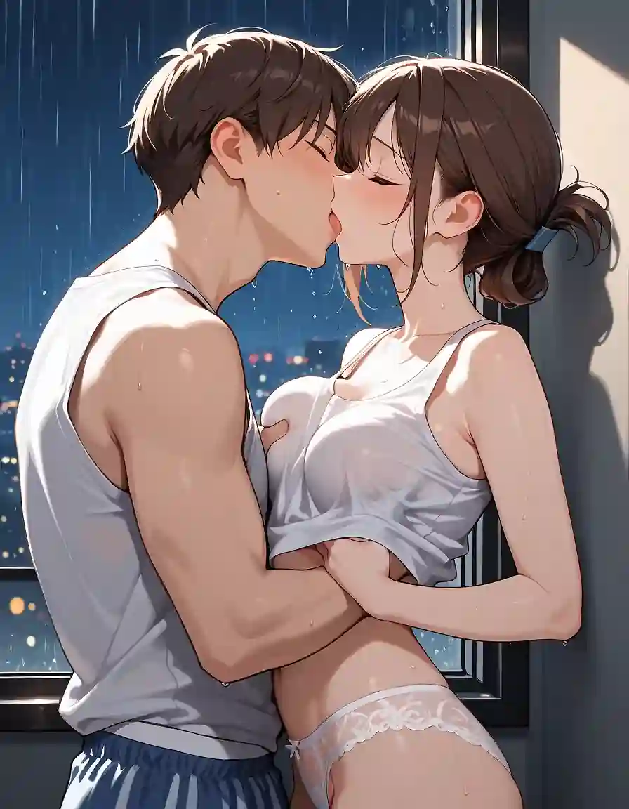 AI art "Rainy nights"