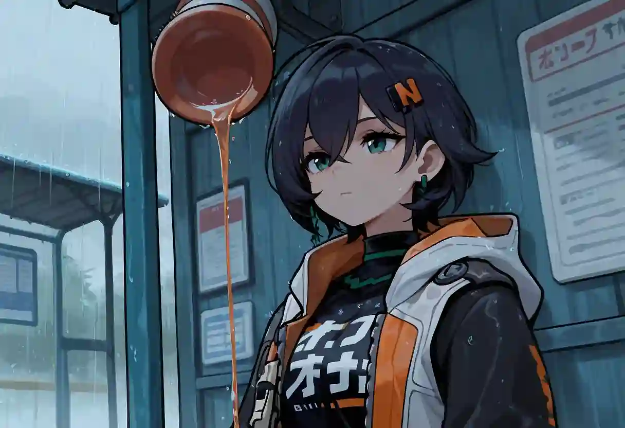 AI art "Belle's ruined vacation"