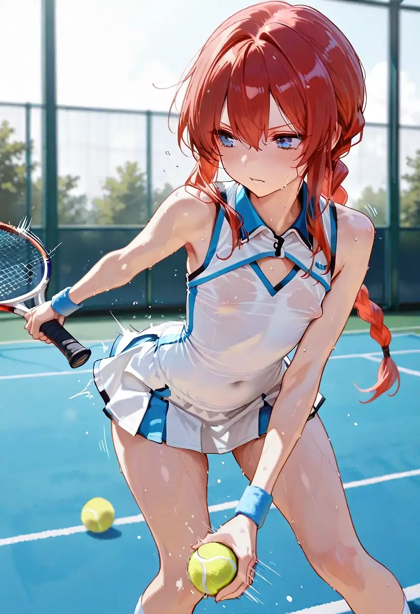 AI art 'Tennis Red M'