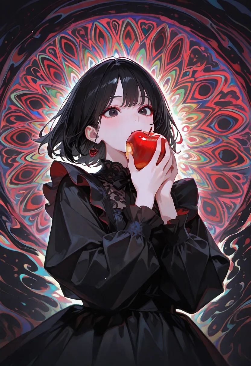 AI art "The apple of my eye"