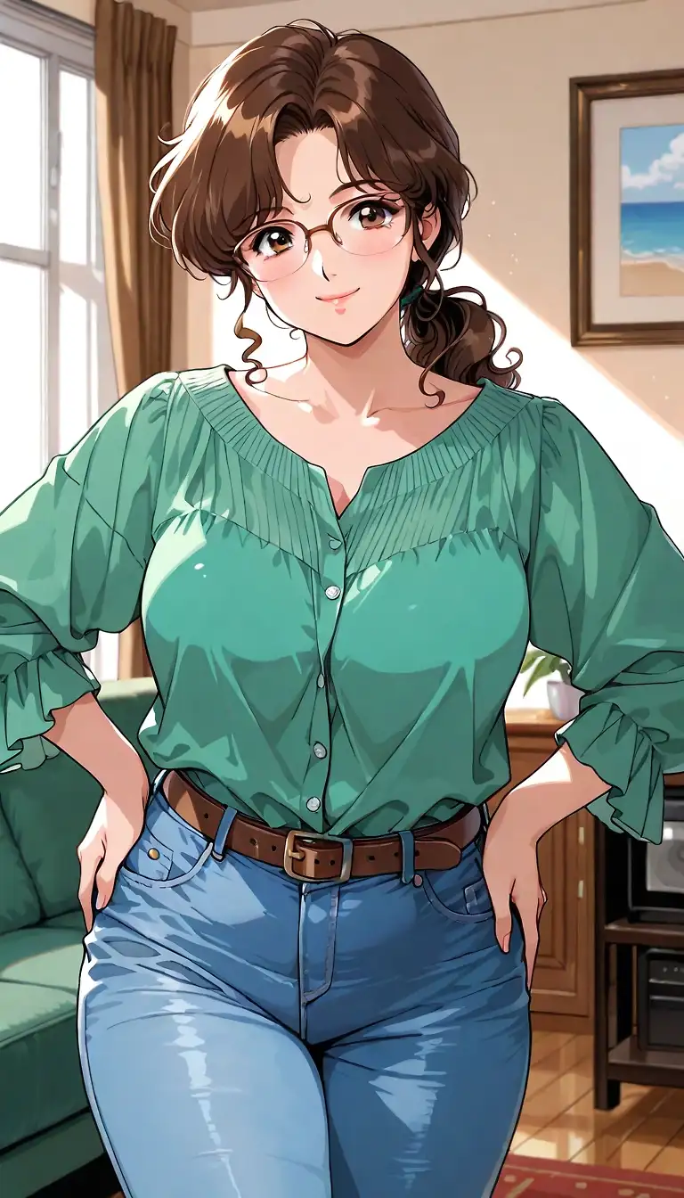 AI art 'Chubby Milf Gets Satisfied'