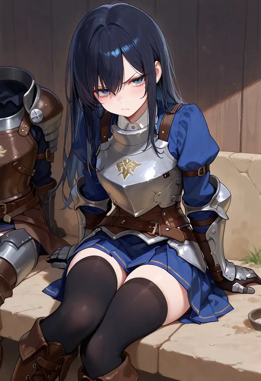 AI art "Fallen noble girl part 2"