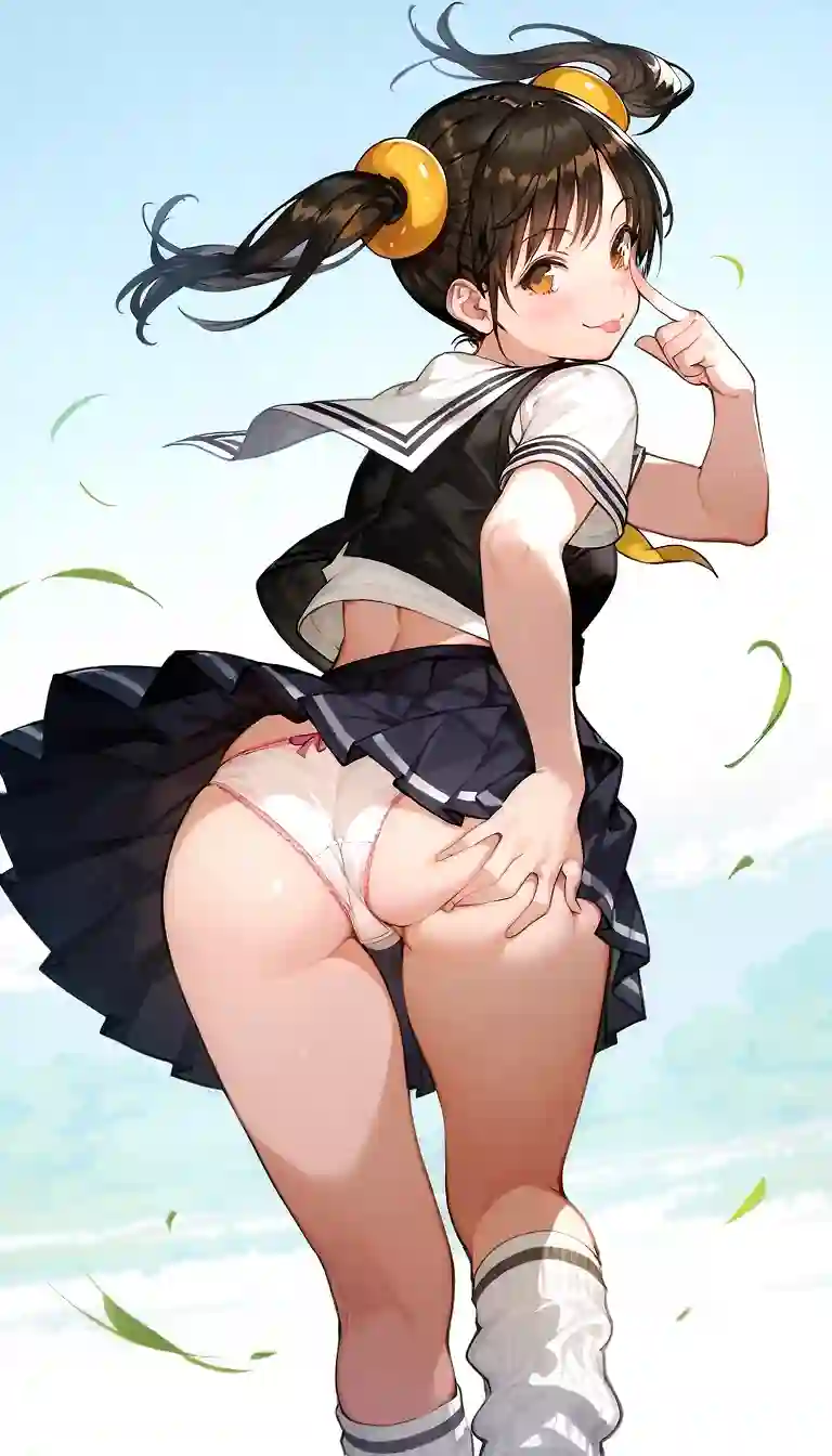 AI art "POV: Trying to hit Xiaoyu but she's so evasive"