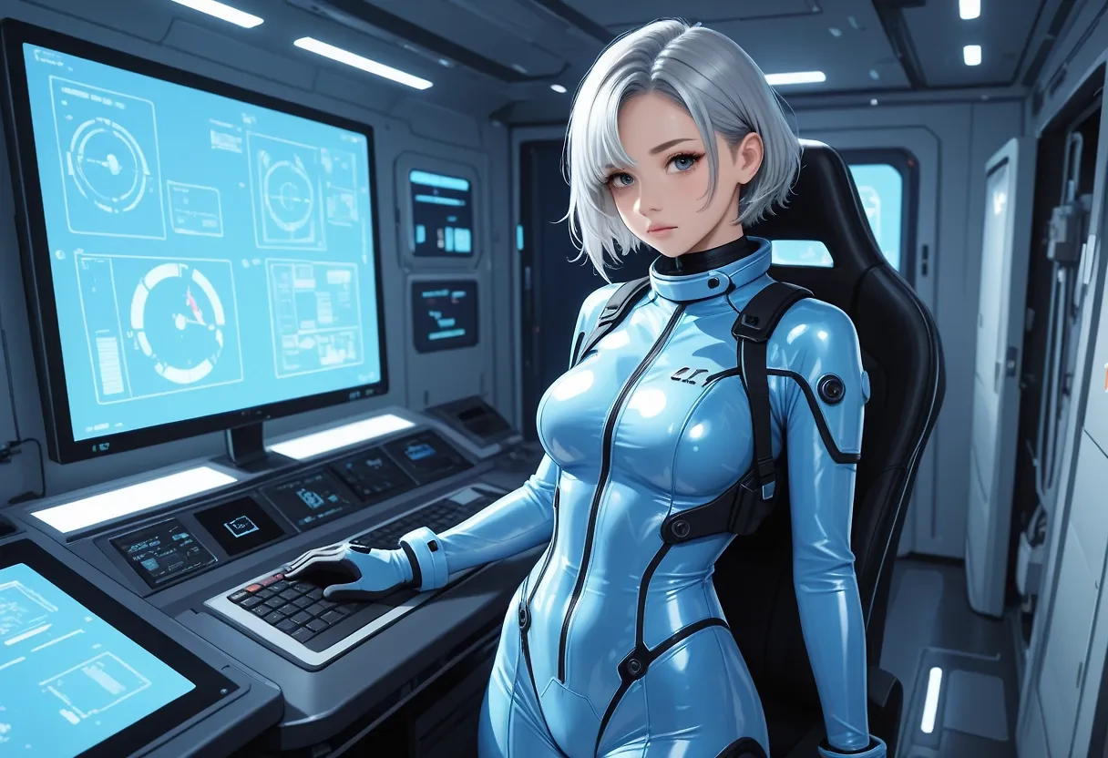 AI art "Control Room"